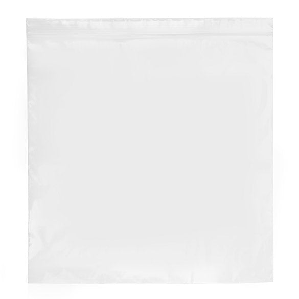 Sacchetto trasparente con chiusura a pressione 33x33cm PE 50 micron (100 pezzi) [2PE1313]