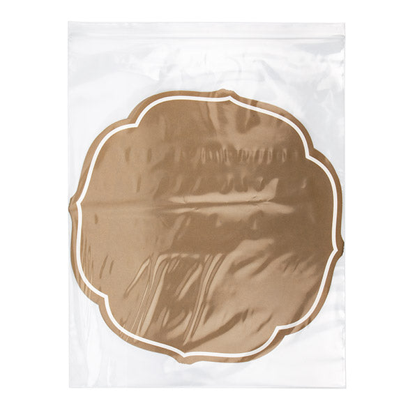 Sac zip transparents en polyéthylène basse densité 40,6x61cm (25 Pièces) [2PE1624]