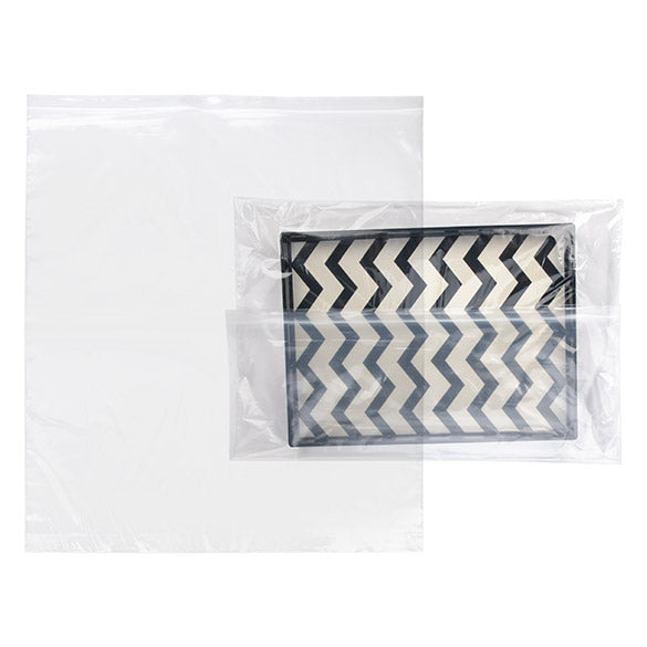 Druckverschlussbeutel Transparent 66x71cm PE 50 Mikron (25 Stück) [2PE2628]