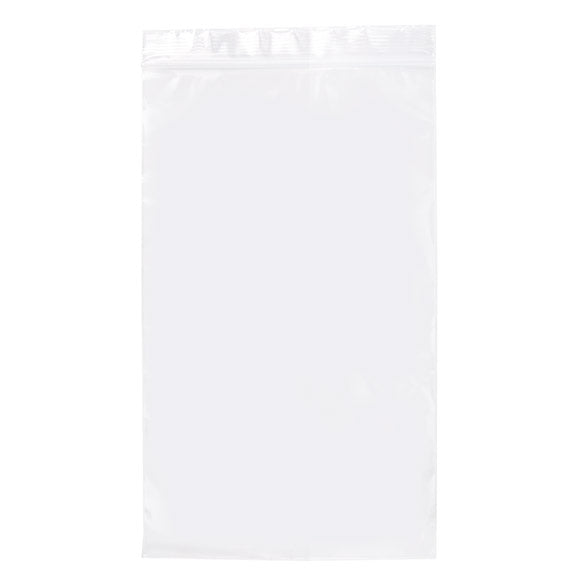 Sacchetto trasparente con chiusura a pressione 15x25.5cm PE 50 micron (100 pezzi) [2PE610]