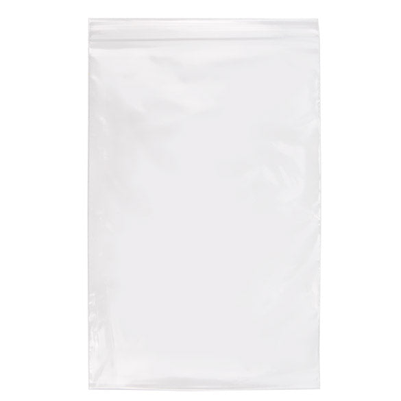 Sacchetto trasparente con chiusura a pressione 20.5x30.5cm PE 50 micron (100 pezzi) [2PE812]