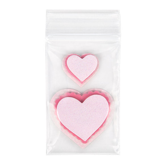 Druckverschlussbeutel Transparent 5x7.5cm PE 100 Mikron (100 Stück) [4PE23]