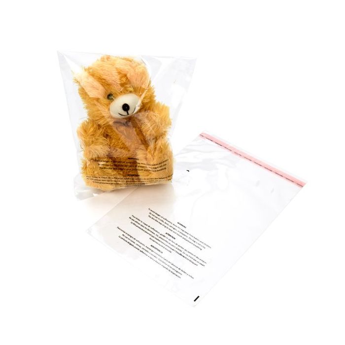 sac en polypropylene avec avertissements de suffocation 15x23cm (100 Pieces) [PFW169]