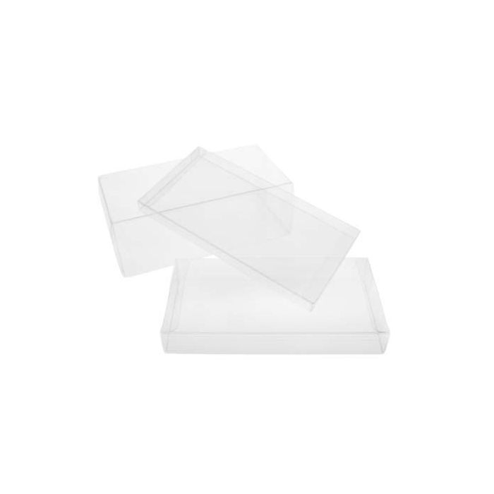 Plastic Gift Boxes 14.9x2.5x19.8cm Crystal Clear