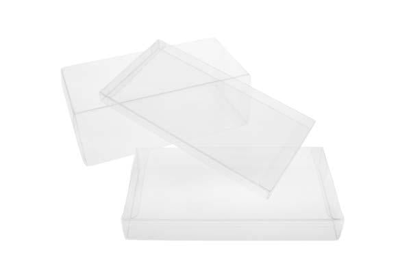 Boites cadeau plastique à transparence cristalline 10.8x1.6x24.3cm (25 pièces) [FPB19]