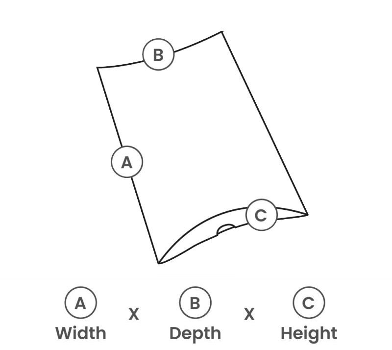 Kissenschachteln 30x20x5cm Schwarz (100 Stück) [FP-GDD014]