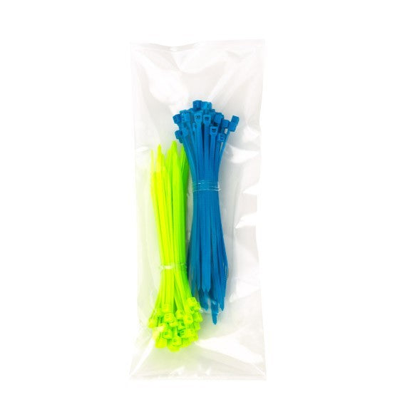 Sac plastique en polyéthylène à basse densité 76x230mm 50 microns (100 Pieces) [PE238]