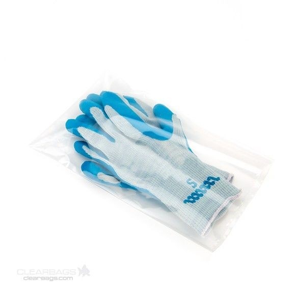 Sachet plastique transparence cristalline en PE-BD 100 microns 15.2x25.4 cm (100 pièces) [PE4610]