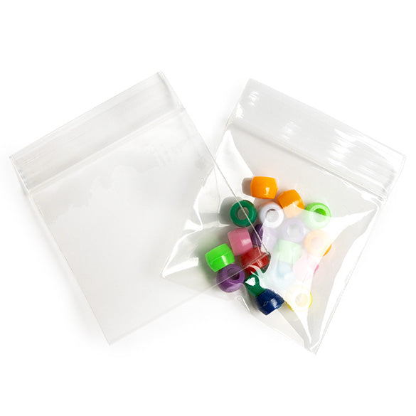 Sachet zip à transparence cristalline 5x5 cm (100 pièces) [ZC22]