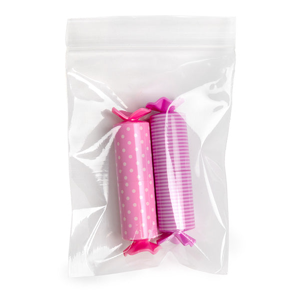 Sachet zip à transparence cristalline 7,5x10 cm (100 pièces) [ZC34]