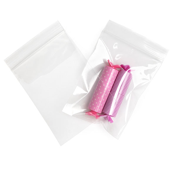 Sachet zip à transparence cristalline 7,5x10 cm (100 pièces) [ZC34]