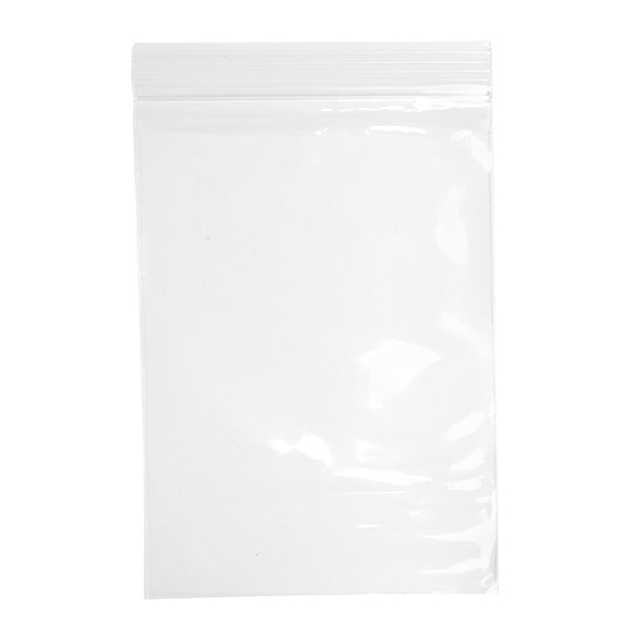 Sachet zip à transparence cristalline 12,7x17,8cm (100 pièces) [ZC57]