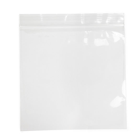 Sachet zip à transparence cristalline 15x15 cm (100 pièces) [ZC66]