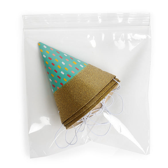 Sachet zip à transparence cristalline 15x15 cm (100 pièces) [ZC66]
