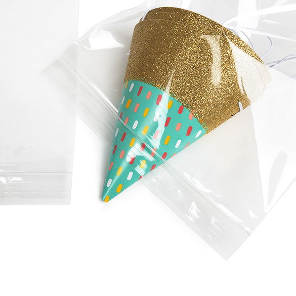 Sachet zip à transparence cristalline 15x15 cm (100 pièces) [ZC66]
