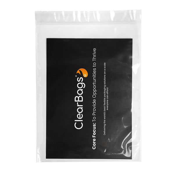 Sachet zip à transparence cristalline 15x20 cm (100 pièces) [ZC68]