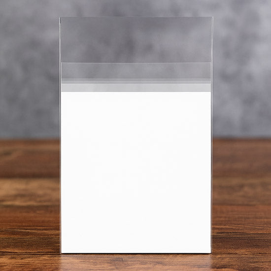 Plastikbeutel 8,5x13,1+3,8cm Premium mit Schutzverschluss (100 Stück) [PR3]