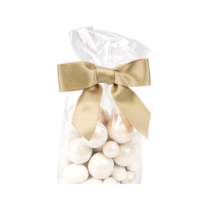 Schleifen gebunden Metallic Staubiges Gold 8.9 cm (25 Stück) [MBOWG]