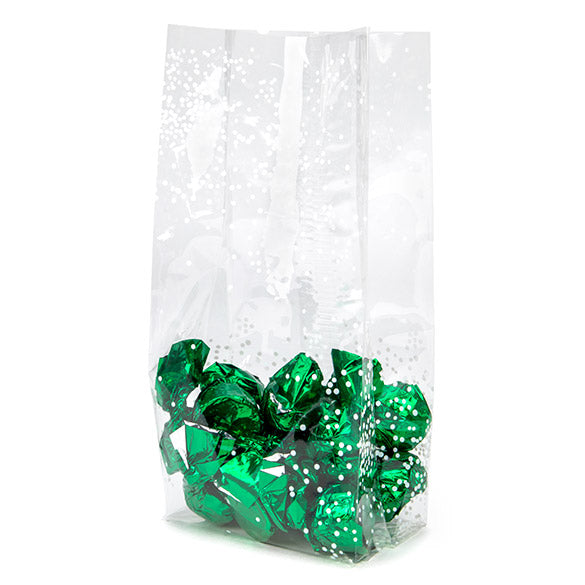 Sachet SOS imprimé points blancs 10.2x6.4x24.1cm (100 pièces) [G4SW]