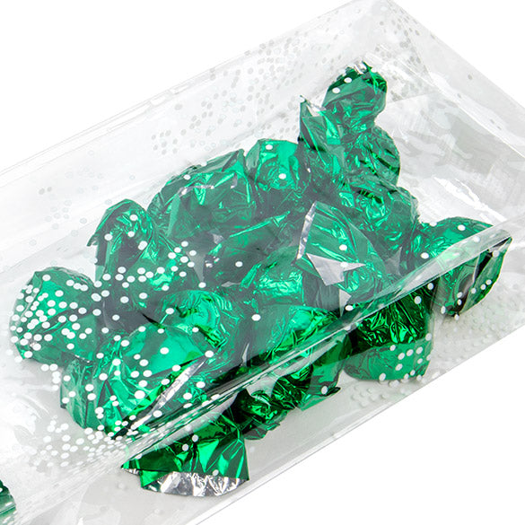 Sachet SOS imprimé points blancs 10.2x6.4x24.1cm (100 pièces) [G4SW]