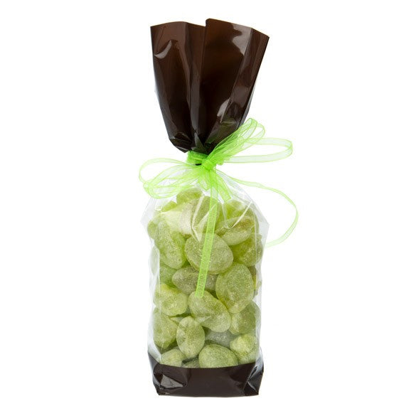 Sachet SOS imprimé avec extrémités marron 5,1x4,8x24,1 cm (100 pièces) [G1BN]