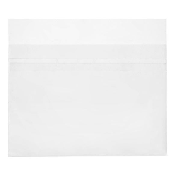 Sacchetto di plastica trasparente 18.4x13cm con chiusura adesiva (100 pezzi) [B5SPC]