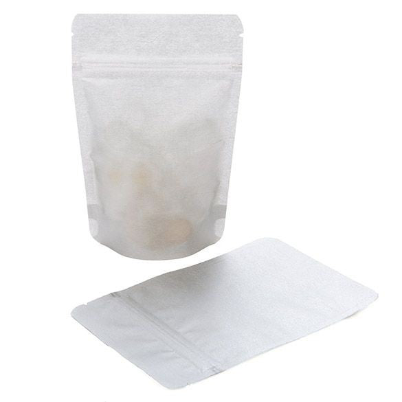 Stand Up Pouches Rice Paper Silver 17.1x8.9x28.6cm | 340 grams