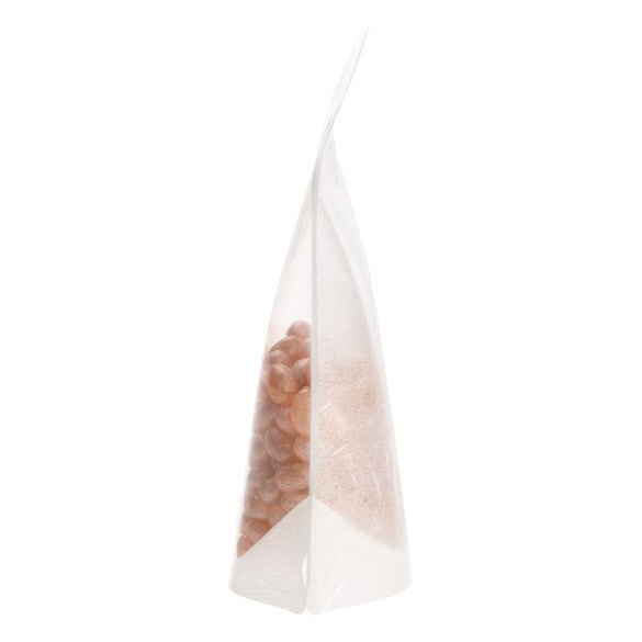 Buste doypack in carta di riso trasparente/bianco 11.9x7.6x18.4cm | 114 grammi (100 pezzi) [ZBGR46WC]