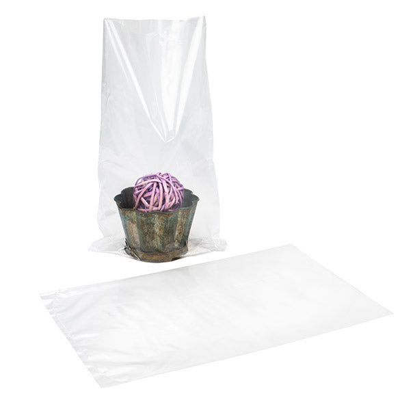 Sacchetti trasparenti con fondo rotondo molto resistenti 32 x 55 cm (100 pezzi) [RBLP2]