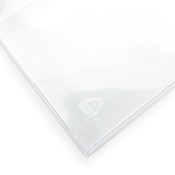 Scatola rPET trasparente 10,8x2,1x24,3cm (25 pz) [FB128R]