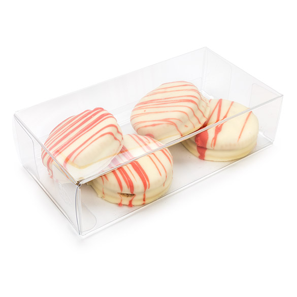 Boîtes cadeau plastique à transparence cristalline en rPET 7x3,7x14 cm (25 pcs) [FPB230R]