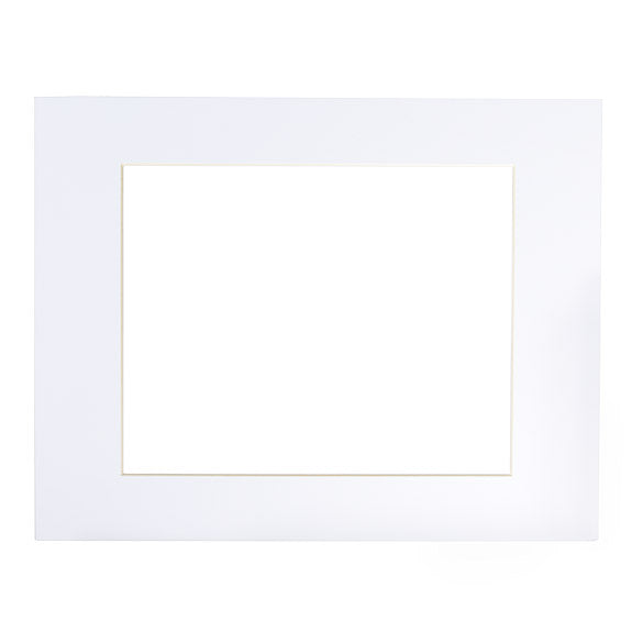 Passe-partout bianco 19.4x24.5cm Finestra - Dimensioni esterne 27.9x35.6cm (10 pezzi) [MS20088]