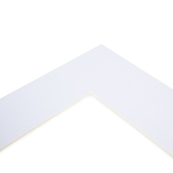 Passe-partout bianco 19.4x24.5cm Finestra - Dimensioni esterne 27.9x35.6cm (10 pezzi) [MS20088]