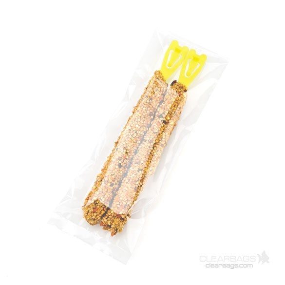 Sacchetto di plastica trasparente "Heat Seal" 7.7x20.3cm laminato (100 pezzi) [SLB38]