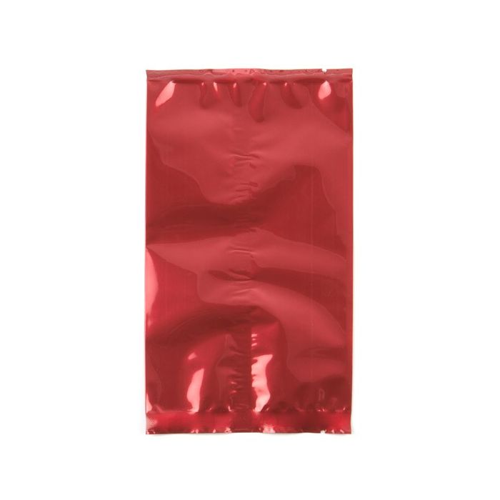 Sachet scellable à joint central laminé Qualité supérieure en rouge métallisé 5x5.7 cm [SMB22QR] (100 pièces)