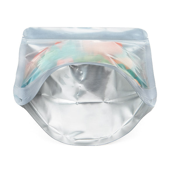 Buste doypack trasparenti/Argento 13x7x20.5cm | 113 grammi (100 pezzi) [ZBGS3]