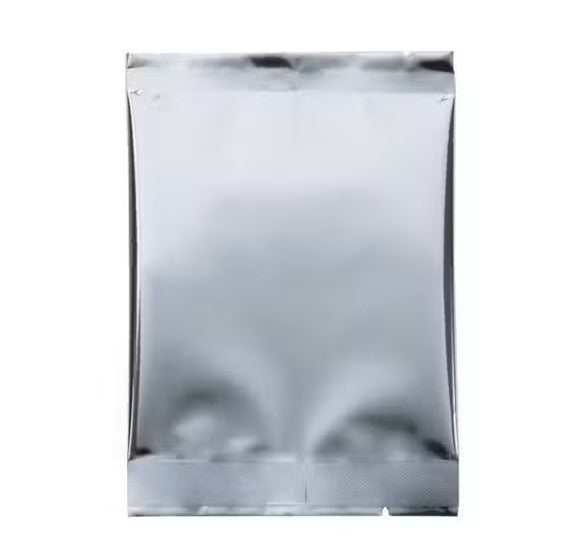 Kunststoffbeutel Silber 7,5x10,2cm Metallisiert und Verschweißbar (100 Stück) [SVP34S]