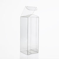 Plastic Gift Boxes 5.1x5.1x10.2cm Crystal Clear