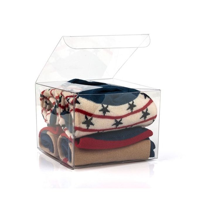 Boîtier cadeau à transparence cristalline 10.2 x 10.2 x 7.6cm (50 Pièces) [VB303]