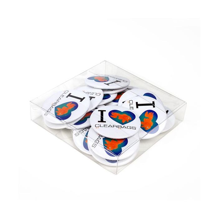 Scatole regalo trasparenti 12.7x12.7x2.5cm (50 pezzi) [VB306]