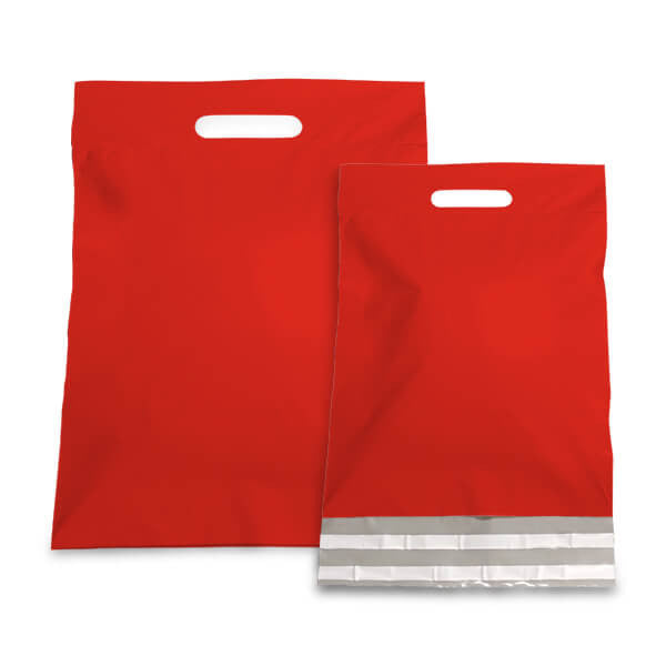 Buste per spedizioni in plastica 30x40+7cm rosse (250 pz) [FP-VZQ034]