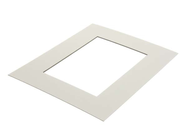 Passe partout Blanc/Noir 17 x 47cm pour le découpage intérieur. 45.7 x 61.0cm (10 Pièces) [MS20206]