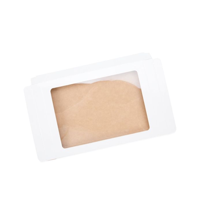 Scatole in carta kraft bianco lucido 9.5x1.5x13.2cm (25 pezzi) [WGWG10]