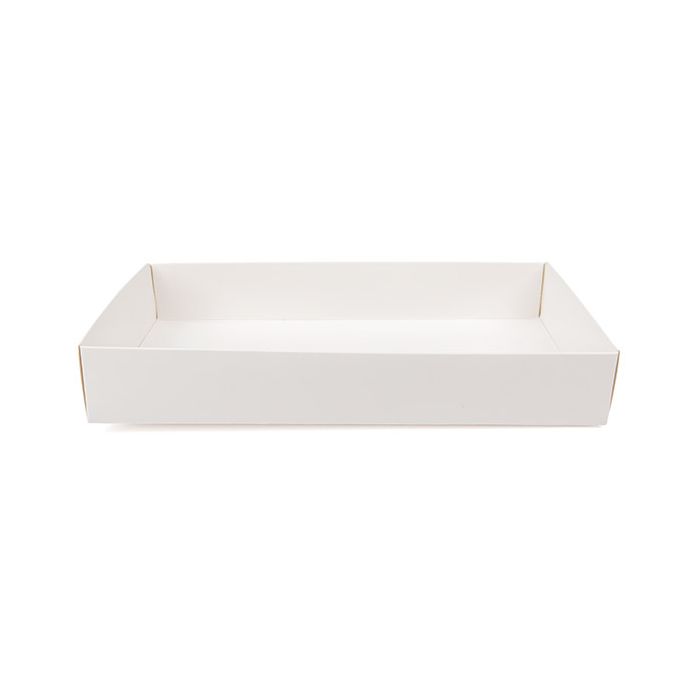 Base Kraft Blanc pour Boite 15,2x3,8x24,1 cm (25 pièces) [WH13]