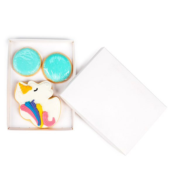 Scatoline in carta kraft Bianco 12.4x1.6x17.1cm (25 pezzi) [WH2]