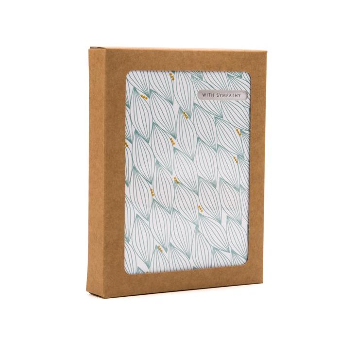 Scatola Kraft con finestra 9.5x1.3x13.2cm (25 pezzi) [WKRG339]