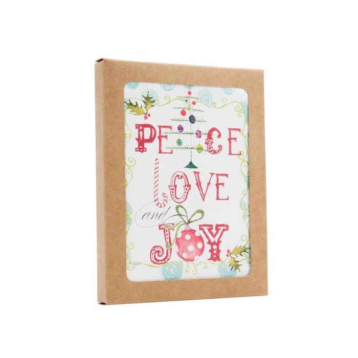 Boîte en papier Kraft à fenêtre avce feuille PET insérée 11.5x1.5x15 cm (25 pièces) [WKRG3]