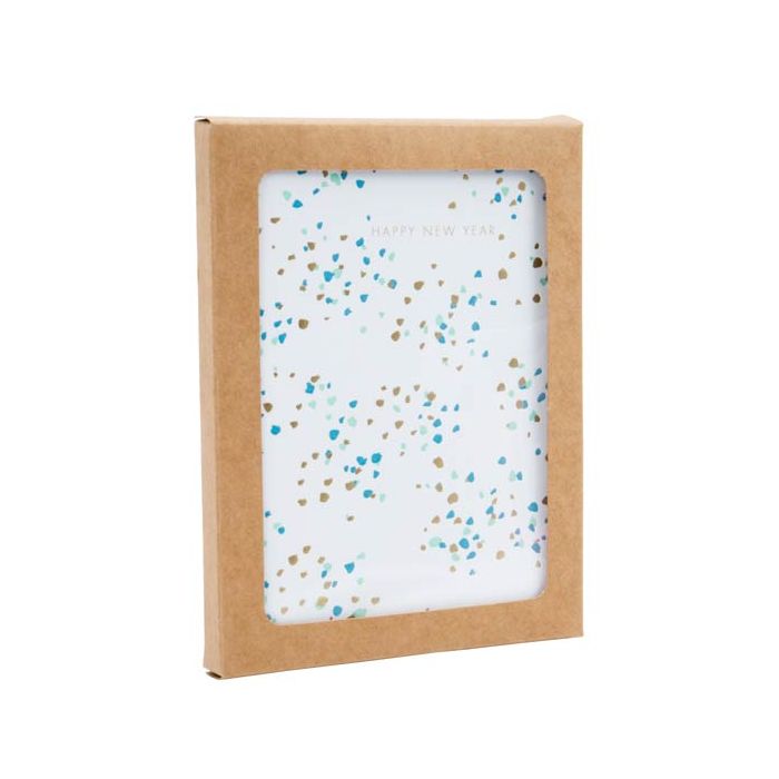 Scatola Kraft con finestra 11,5x1,3x15cm (25 pezzi) [WKRG6]