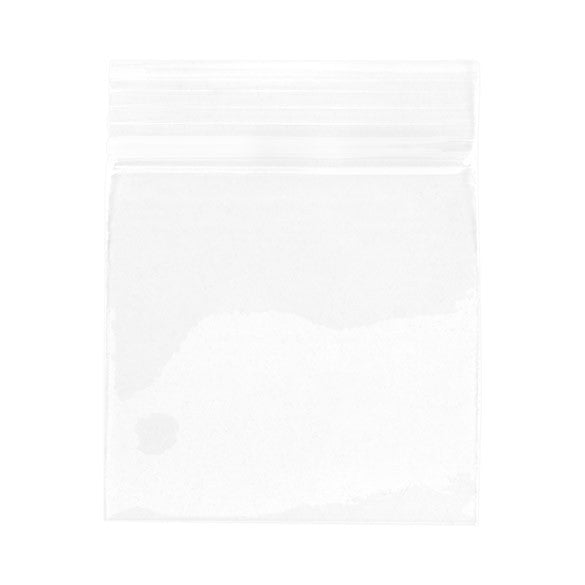 Sachet zip à transparence cristalline 75 microns 5,1x5,1cm (100 pièces) [Z3C22]