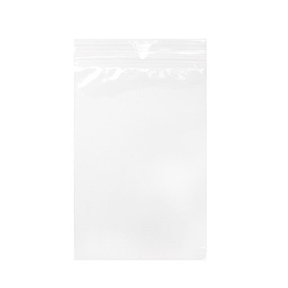 Druckverschlussbeutel mit Hangloch 10x15cm Kristallklar PP 75 Mikron (100 Stück) [Z3R46]